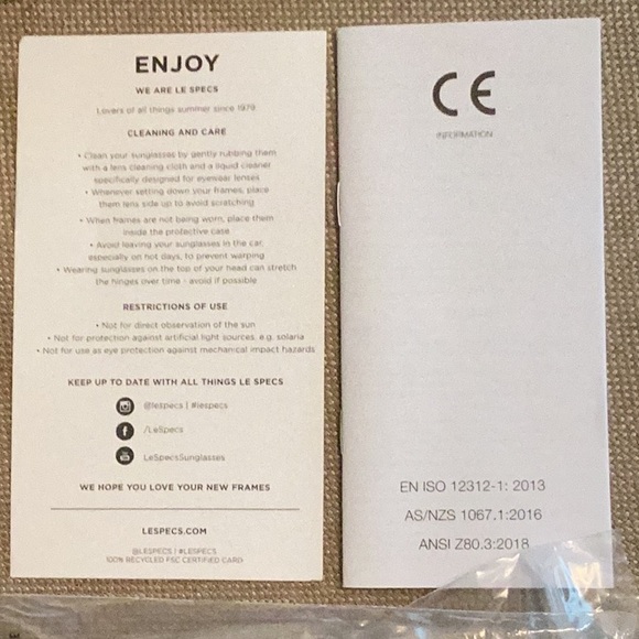 Le Specs Tortoise Shell Sunglasses - Picture 3 of 9